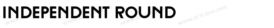 INDEPENDENT round字体转换